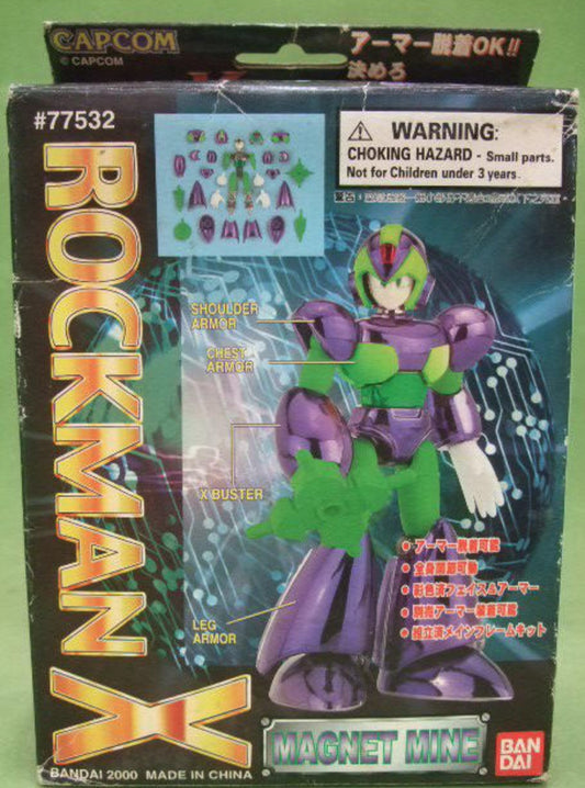 Bandai 2000 Capcom Rockman X Magnet Mine Plastic Model Kit Figure