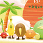Panda's Ana Tripicz Fruit Birds Taiwan Family Mart Limited 4" 5 Trading Figure Set