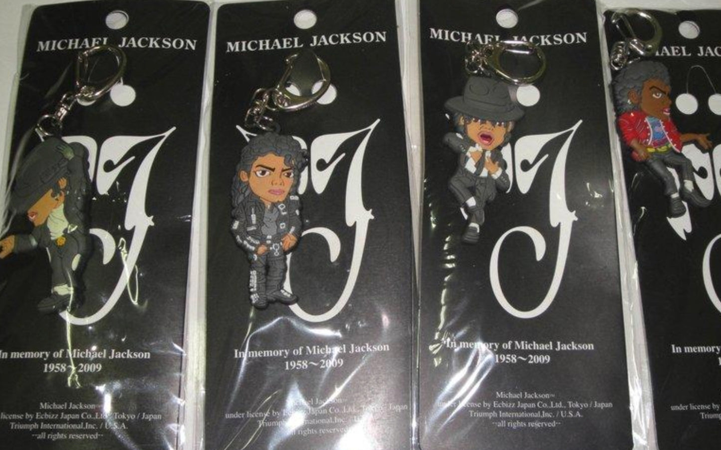 Japan Dive In Memory of Michael Jackson 4 Phone Strap Mascot Figure Type A