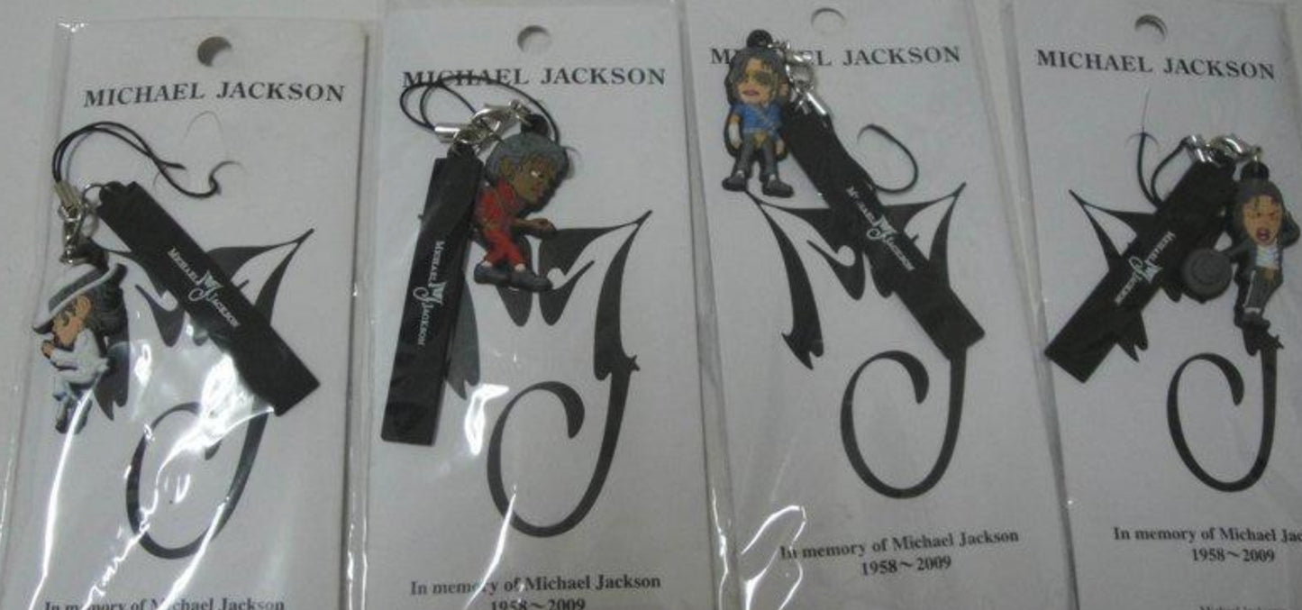 Japan Dive In Memory of Michael Jackson 4 Phone Strap Mascot Figure Type B