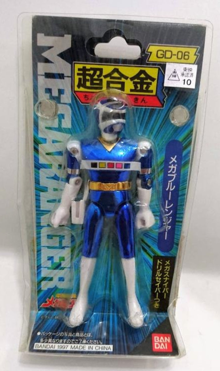 Bandai Power Rangers In Space Megaranger Chogokin GD-06 Mega Blue Action Figure