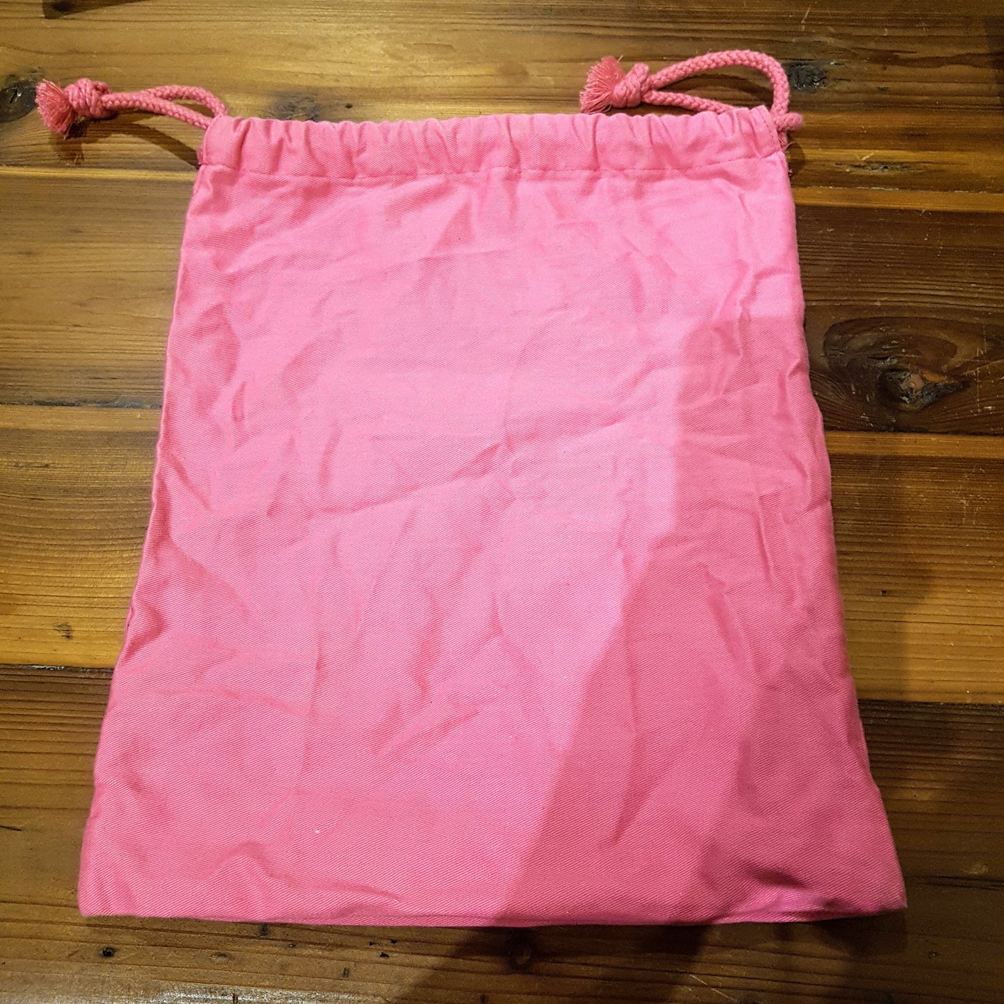 Bandai Vintage Pretty Soldier Sailor Moon 12"x14.5" Big Drawstring Cotton Bag Used