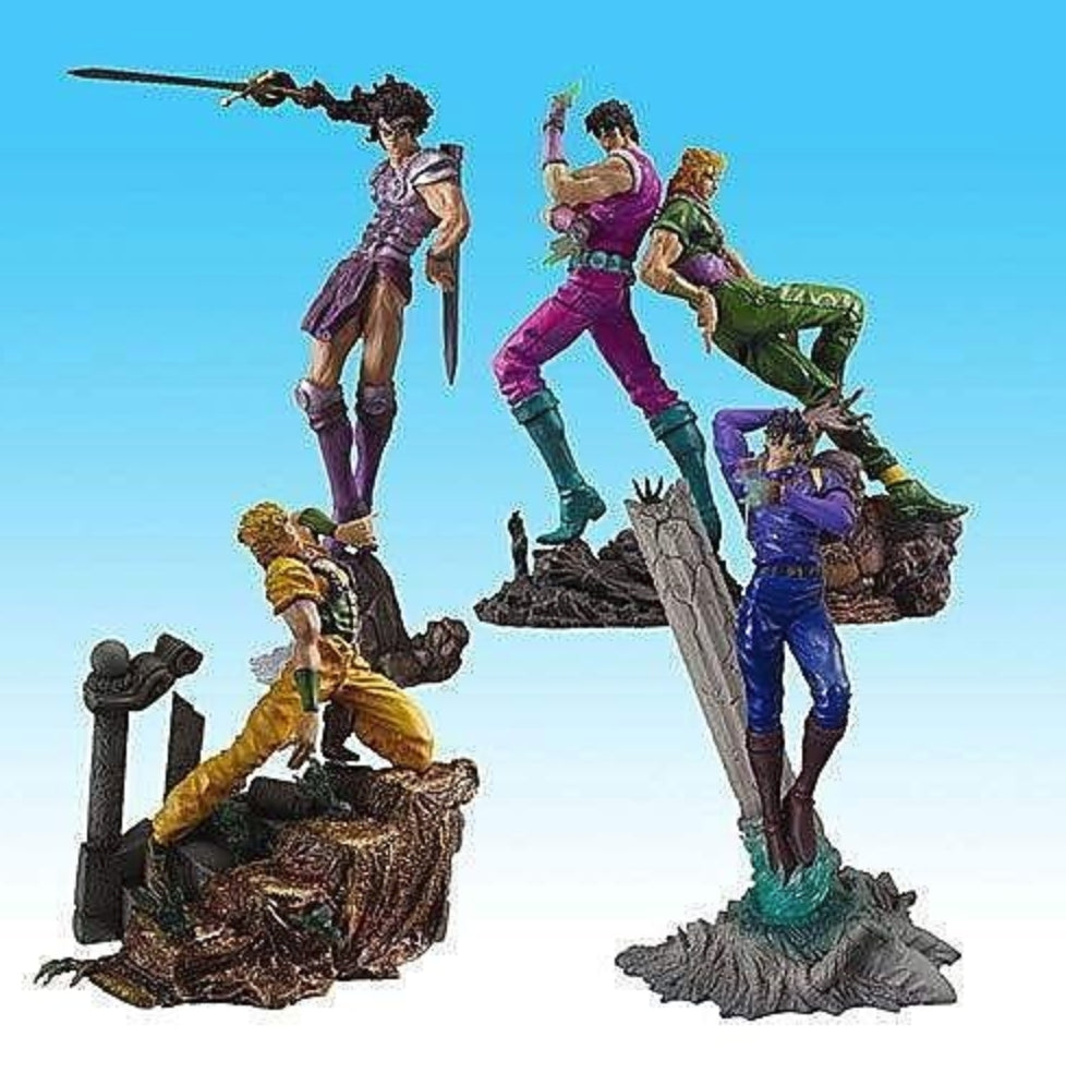 Bandai JoJo's Bizarre Adventure Super Modeling Soul Of Hyper Figuration Part 1 5 Color 5 Ivory 10 Figure Set