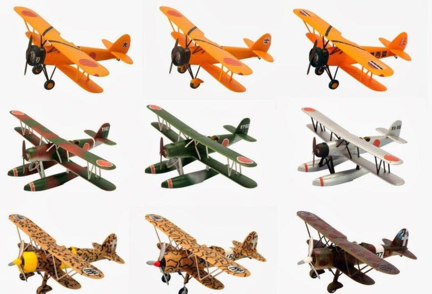 F-toys 1/144 Wing Kit Collection Part 14 9 Trading Figure Set