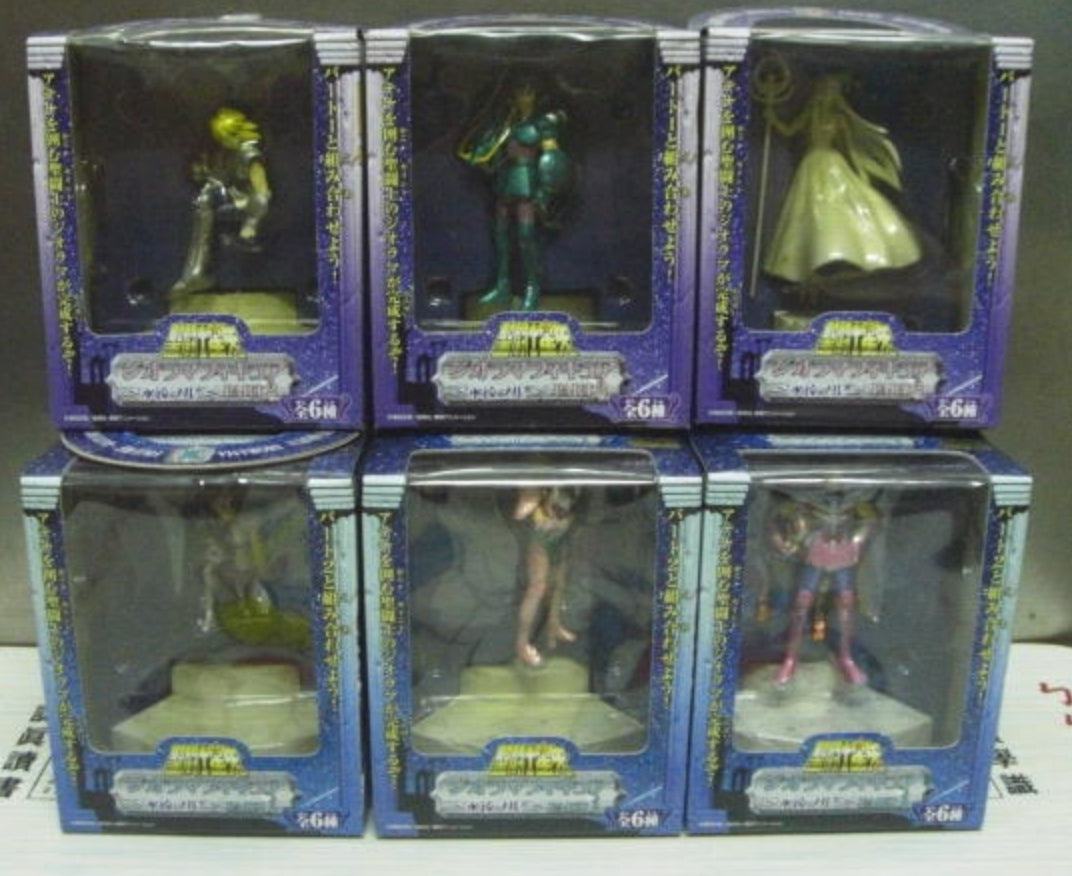 Banpresto Saint Seiya Myth Cloth Diorama Blue Forever Part 1+2 6 Trading Figure Set