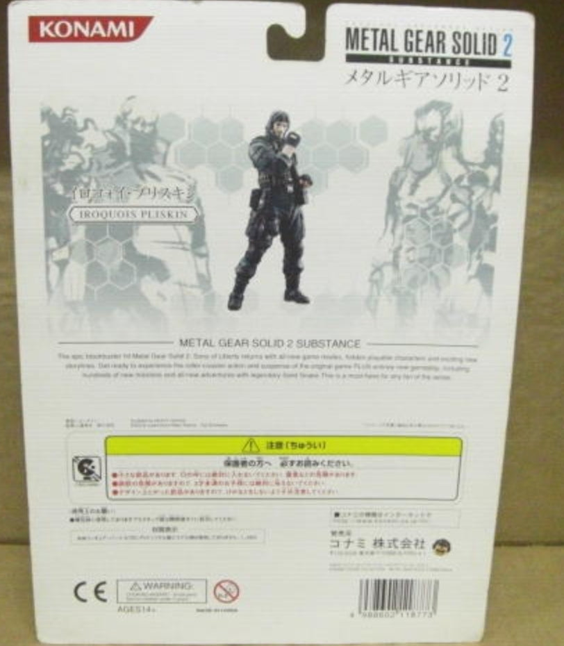 Konami Metal Gear Solid 2 Substance Konami Collection Iroquois Pliskin Trading Figure