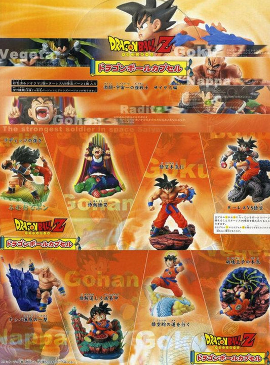 Megahouse Dragon Ball Z DBZ Capsule Neo Part 10 7+1 Secret Golden Ver 8 Trading Figure Set