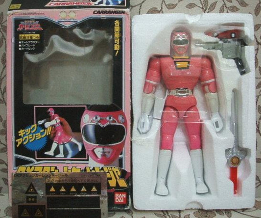 Bandai Power Rangers Turbo Carranger DX Pink Racer Fighter Action Figure