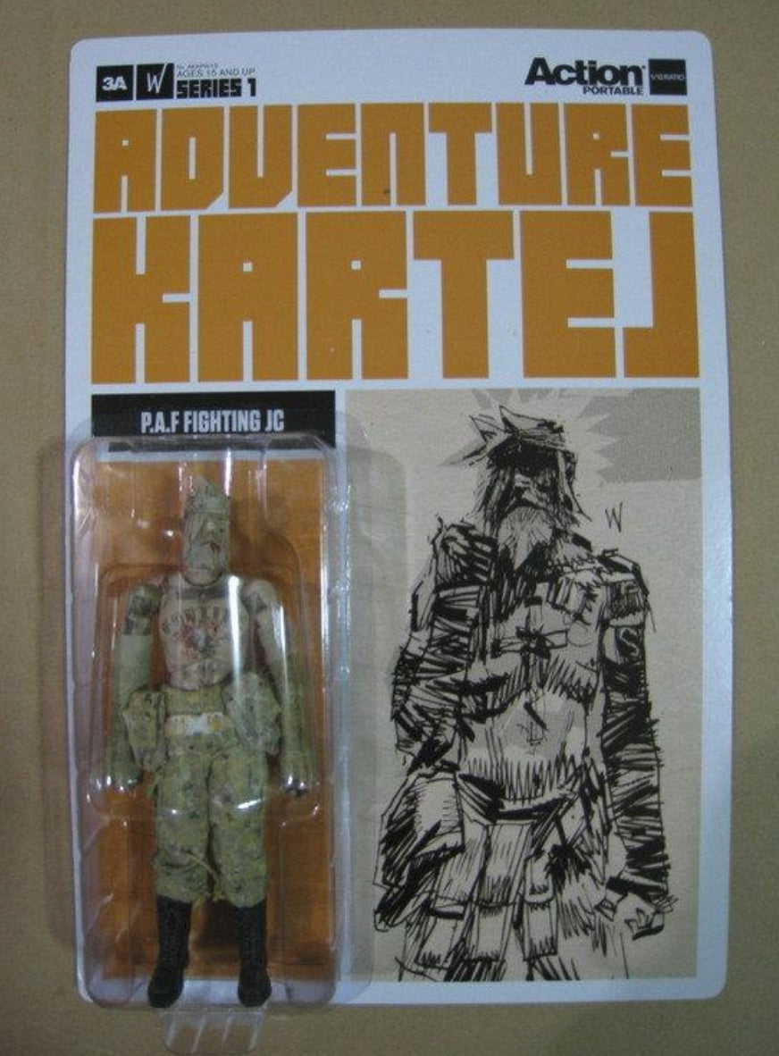 ThreeA 3A Toys 1/12 Ashley Wood Action Portable Adventure Kartel Fighting JC P.A.F Ver 6" Figure