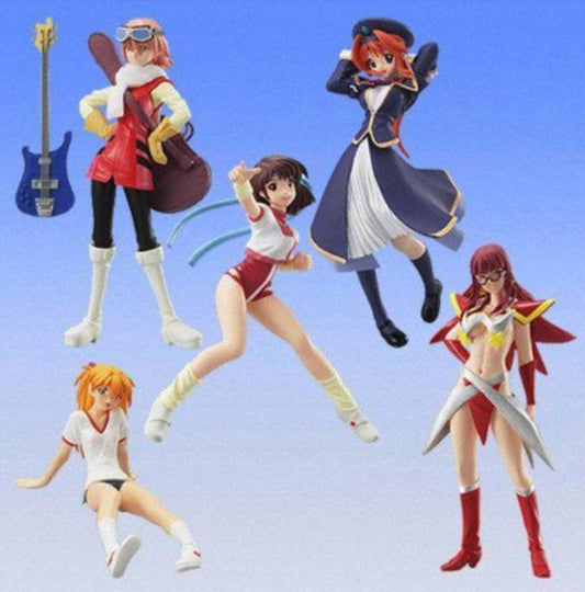 Bandai Gashapon HGIF Gainax Girl Heroines Selection Part 2 5 Figure Set