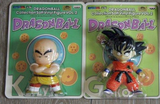Banpresto Dragon Ball Collection DX Part 2 Son Goku & Klilyn 2 Soft Vinyl Figure Set