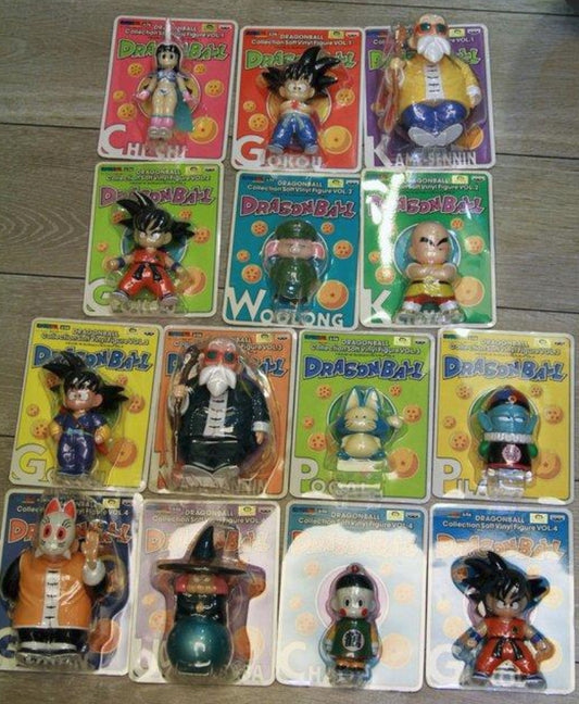 Banpresto Dragon Ball Collection DX Part 1 2 3 4 14 Soft Vinyl Figure Set