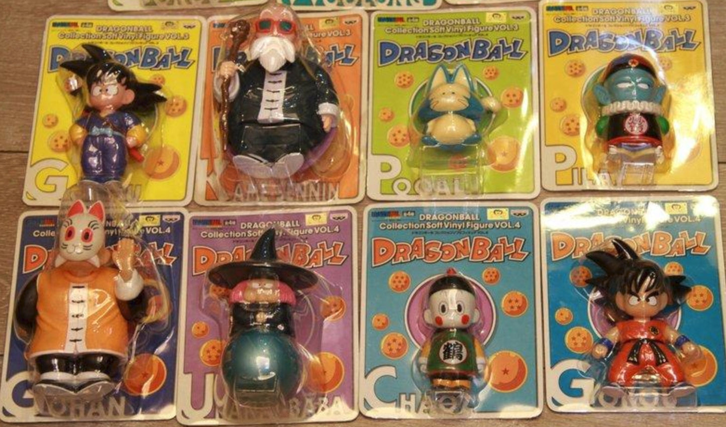Banpresto Dragon Ball Collection DX Part 1 2 3 4 14 Soft Vinyl Figure Set