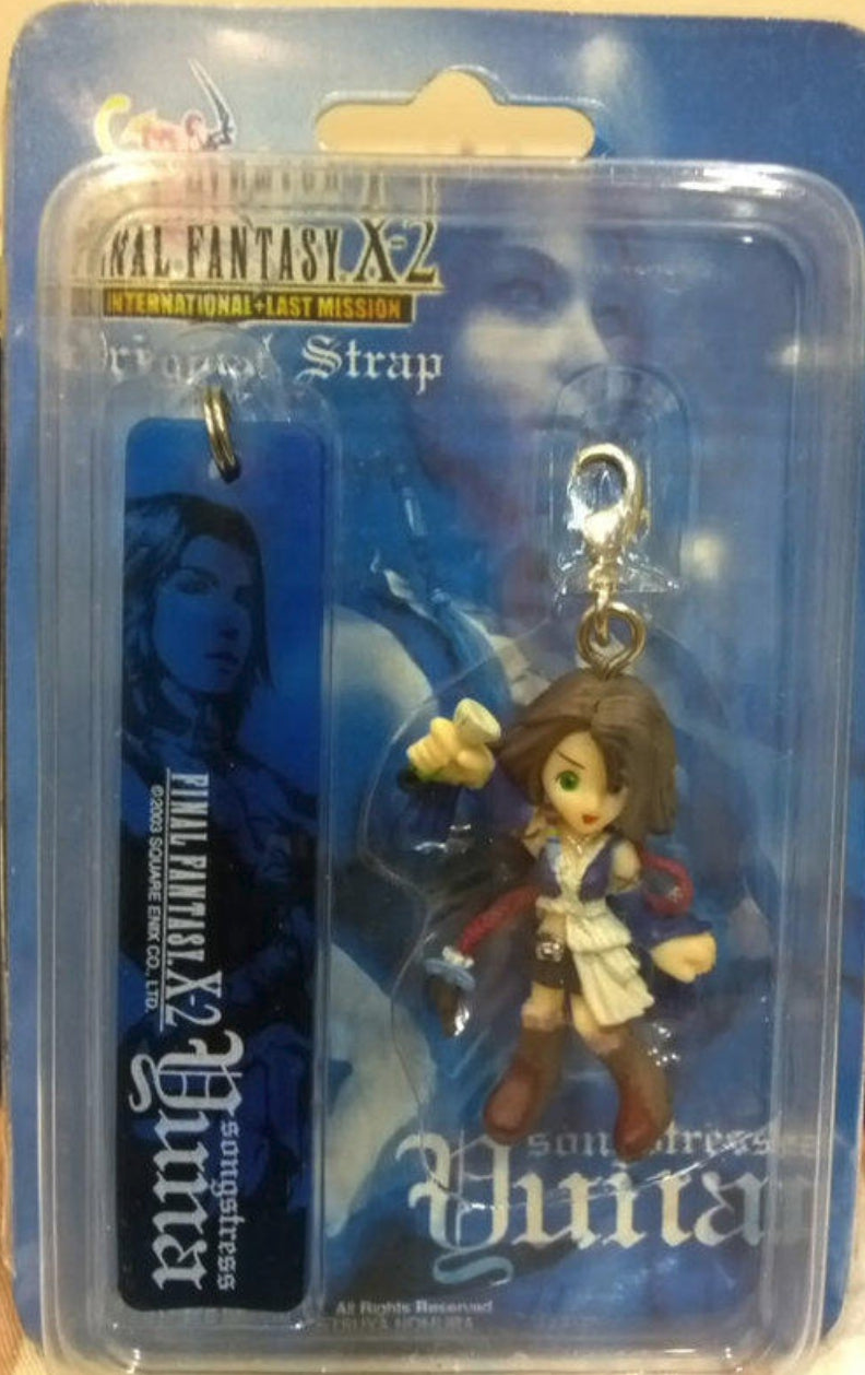 Square Enix Final Fantasy 10 X-2 Yuna Phone Strap Mascot Trading Figure Type A