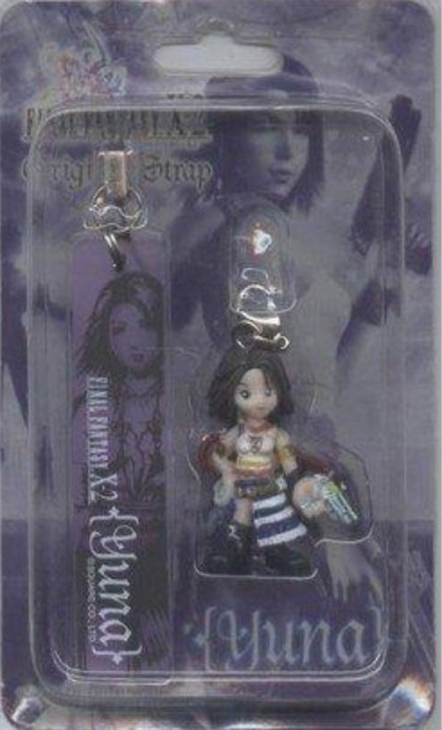 Square Enix Final Fantasy 10 X-2 Yuna Phone Strap Mascot Trading Figure Type B