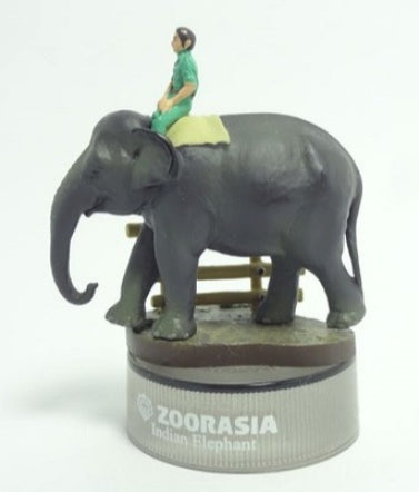 Kaiyodo Zoorasia Lunch Jungle Cracker No 2 Indian Elephant Bottle Cap Trading Figure