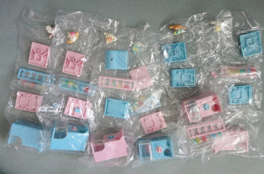 Bandai Sanrio Cinnamoroll Gashapon Mini Vending Machine 6 Collection Figure Set
