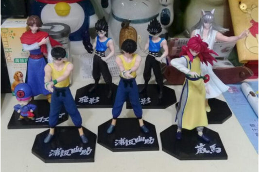 Bandai Yu Yu Hakusho Styling 5+2 Secret Trading Collection Figure Set Used