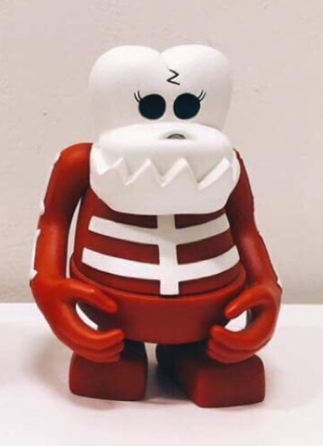 Bounty Hunter BxH Skull Ko Chan Red Ver 7" Vinyl Figure Used