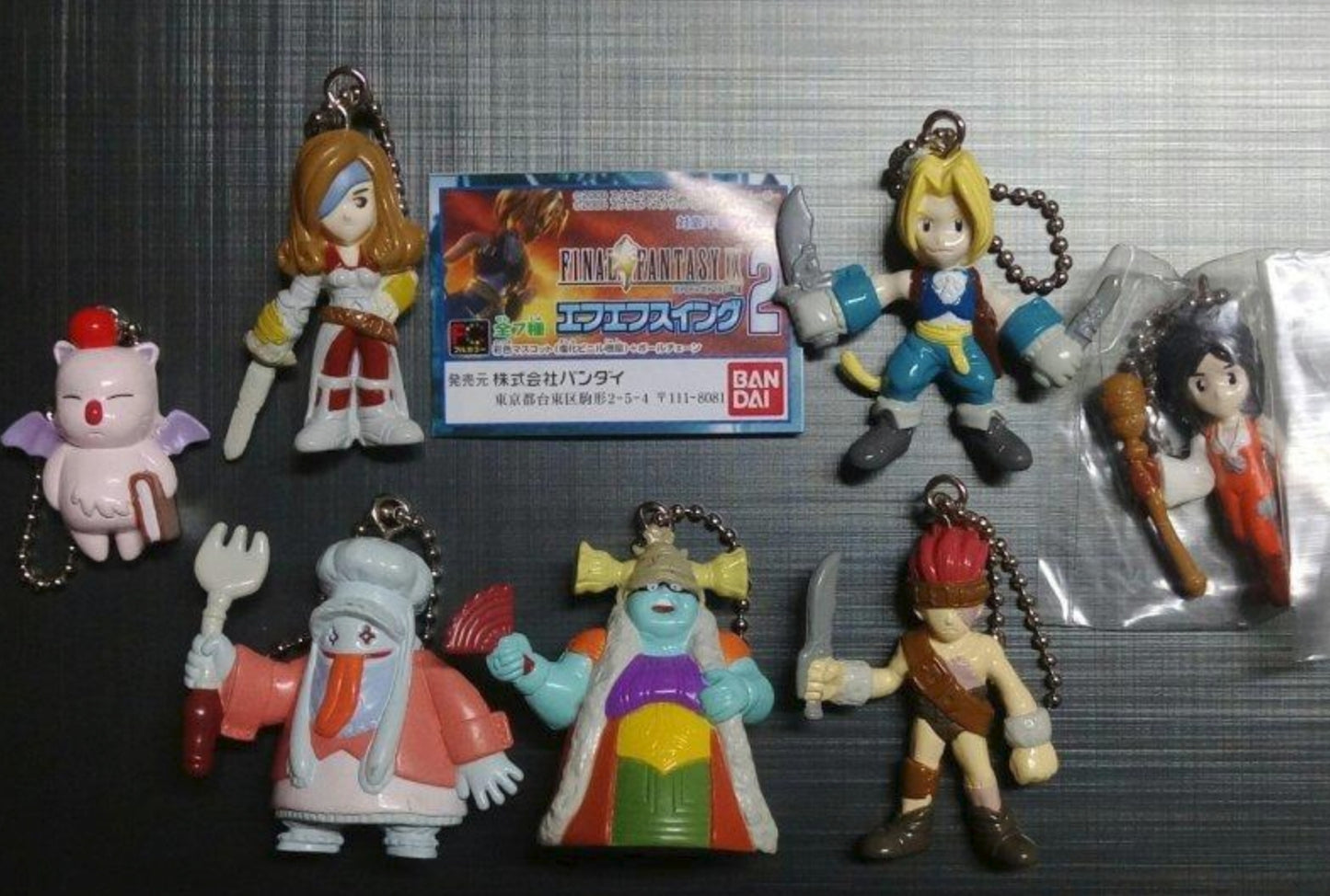 Bandai Final Fantasy IX 9 Gashapon Capsule Part 2 7 Mini Trading Collection Figure Set Used