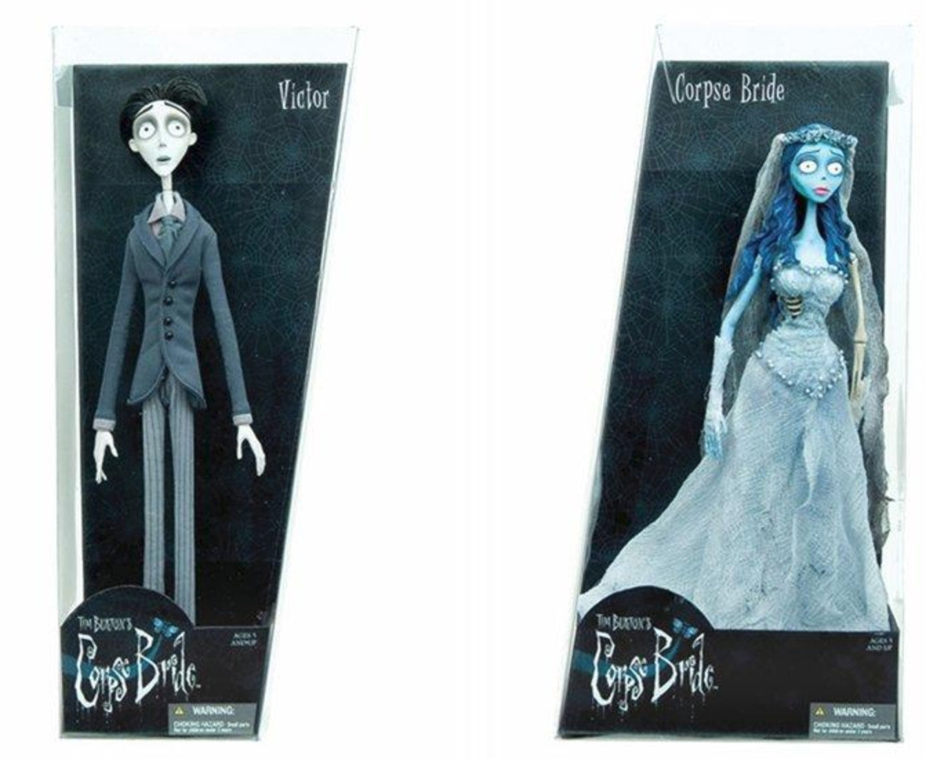 McFarlane Toys Tim Burton's Corpse Bride Emily & Victor 12" Doll Action Figure