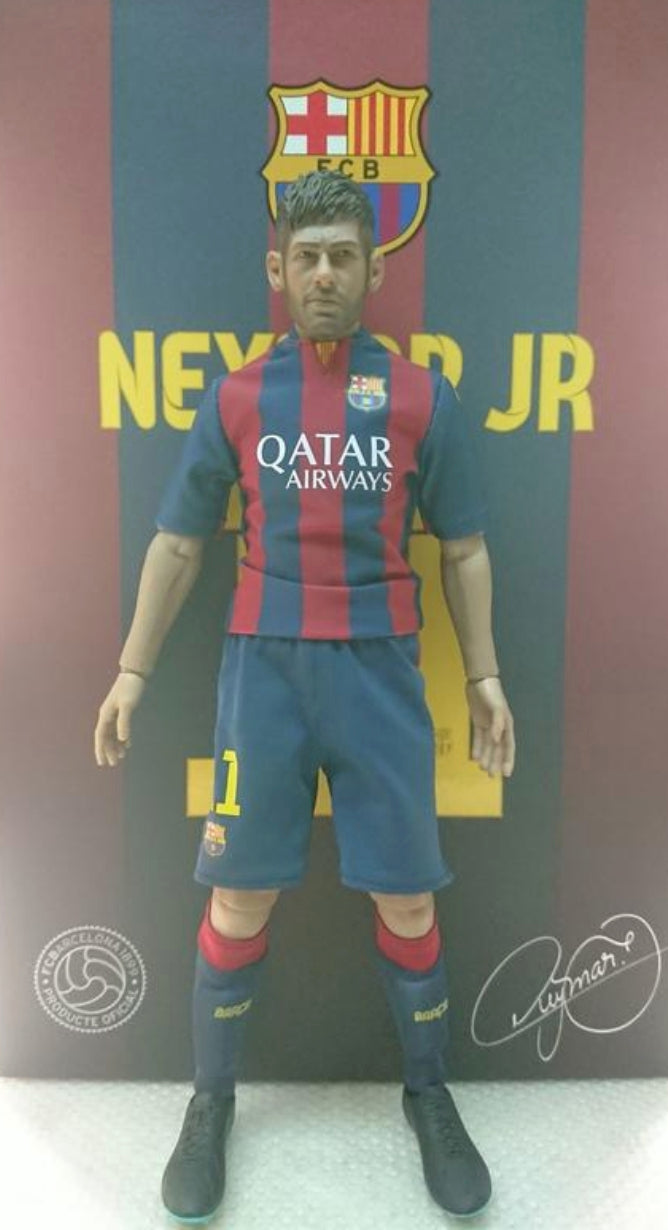 ZCWO 12" 1/6 FCB Neymar Jr Action Figure Used