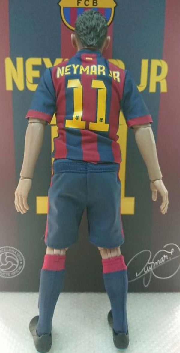 ZCWO 12" 1/6 FCB Neymar Jr Action Figure Used