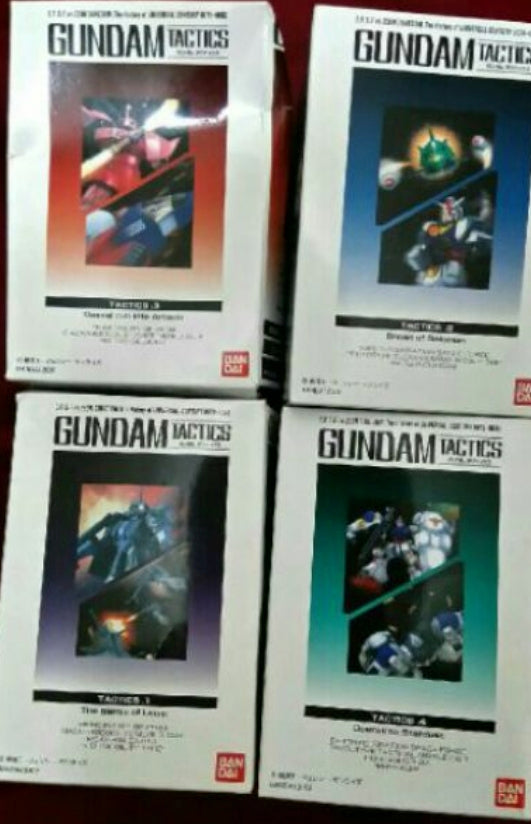 Bandai Mobile Suit Gundam Tactics 4 Trading Figure Set