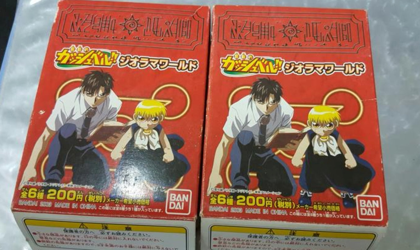 Bandai Konjiki No Gash Bell Zatch Diorama World 2 Mini Trading Collection Figure Set