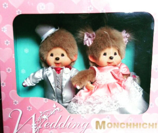 Sekiguchi Monchhichi Wedding Doll Trading Collection Figure Set