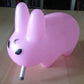 Kidrobot 2012 Frank Kozik Smorkin Labbit Clear Pink Ver 10" Vinyl Figure