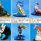 Capcom Kinu Nishimura 6 1P 6 2P 12 Color Trading Collection Figure