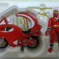 Bandai Power Rangers Ninja Sentai Kakuranger Red Fighter Moto Cycle Bike Car Action Figure
