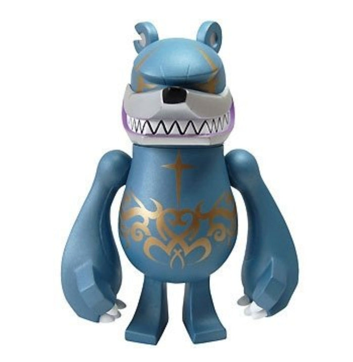 Toy2R 2008 Touma Wonderwall Knuckle Bear Scar Bear Blue Ver 6" Vinyl Figure