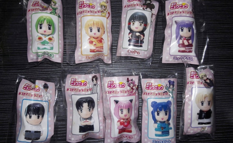 Authentic Tokyo Mew Mew 9 2" Cute Mini Trading Collection Figure Set