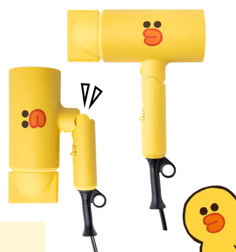 Line Friends Taiwan Watsons Limited Sally Folding Hair Dryer