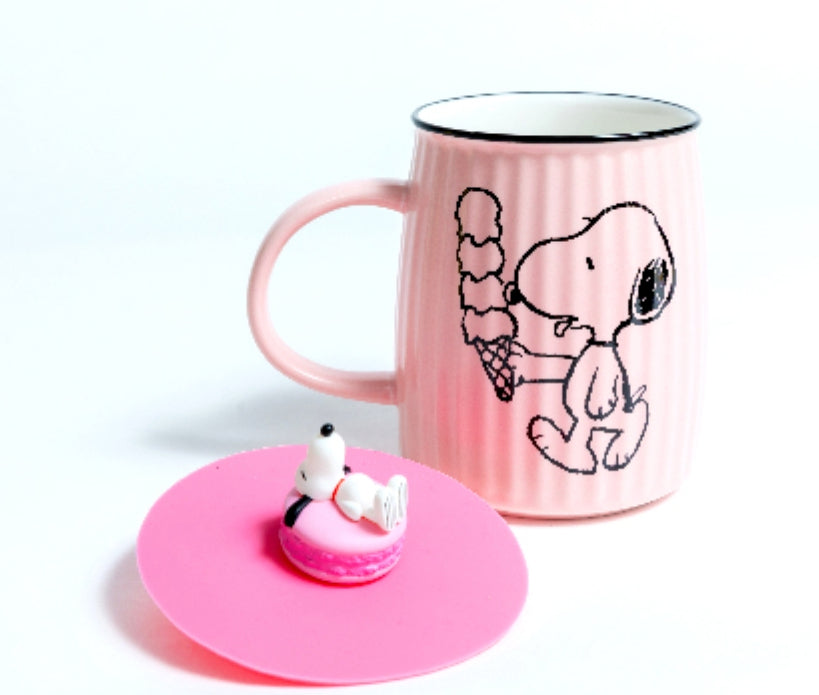 Peanuts Snoopy & Friends Taiwan Cosmed Limited 480ml Mug Cup Pink ver