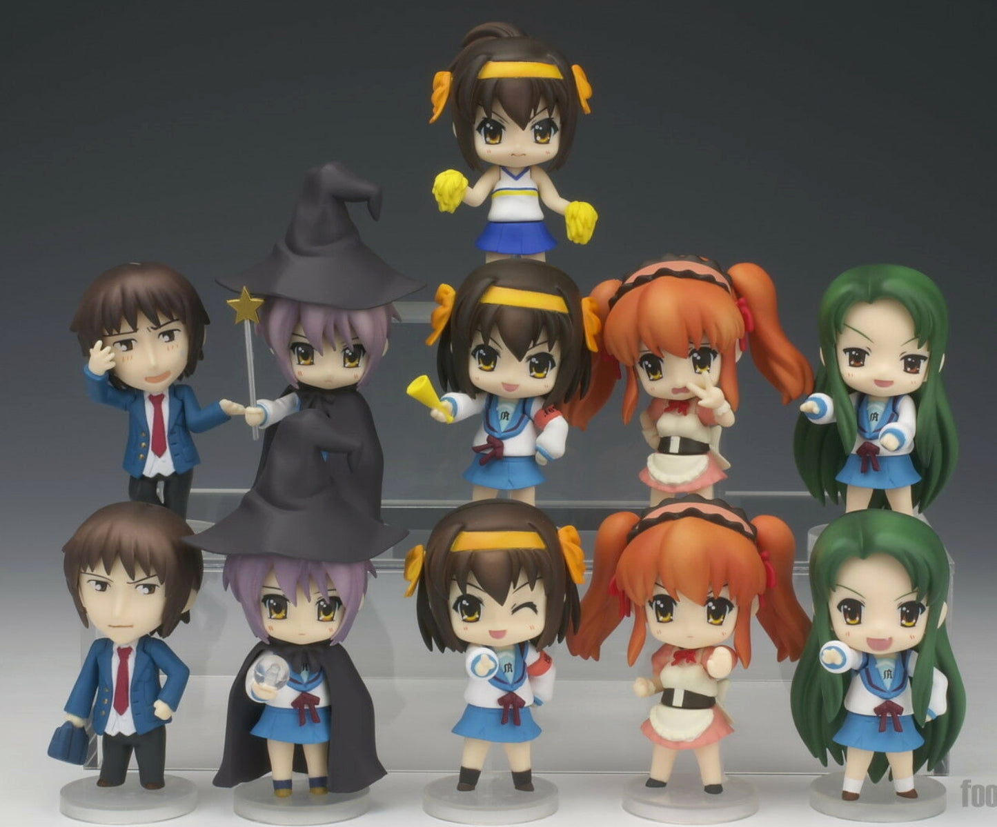 Good Smile GSC Nendoroid Petit Vocaloid The Melancholy of Haruhi Suzumiya #01 10+1 Secret 11 Trading Figure Set