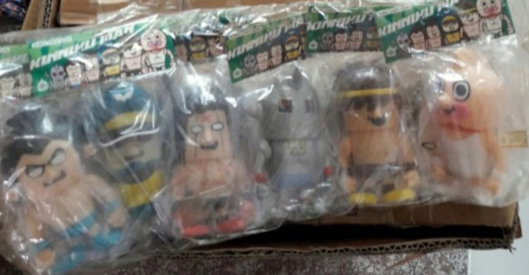 Banpresto Kinnikuman Panson Works 6 Soft Vinyl Trading Figure Set