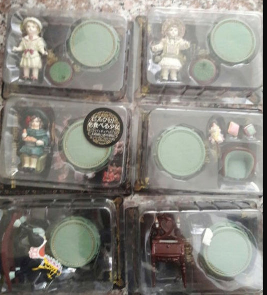 Kaiyodo Miniature Antique Museum I Part 1 6 Trading Figure Set Used