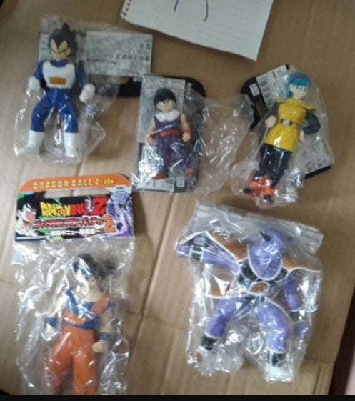 Banpresto Dragon Ball Z Soft Vinyl Colleciton Part 2 5 Trading Figure Set