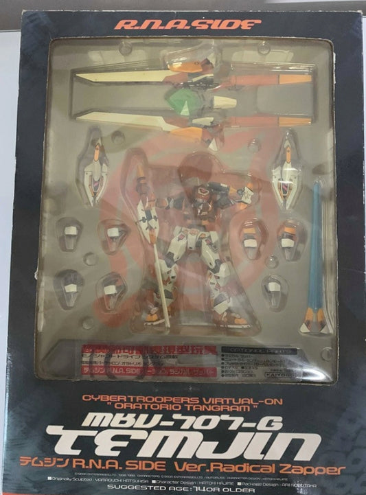 Kaiyodo Xebec Toys Jctc Cyber Troopers Virtual On Temjin RNA Side ver Radical Zapper Action Figure Used