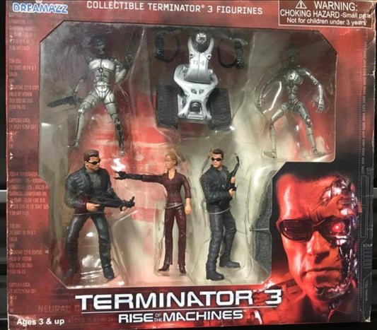 Dreamazz Terminator 3 Rise Of The Machines Trading Collectible Figurines Box ver 6 Figure Set
