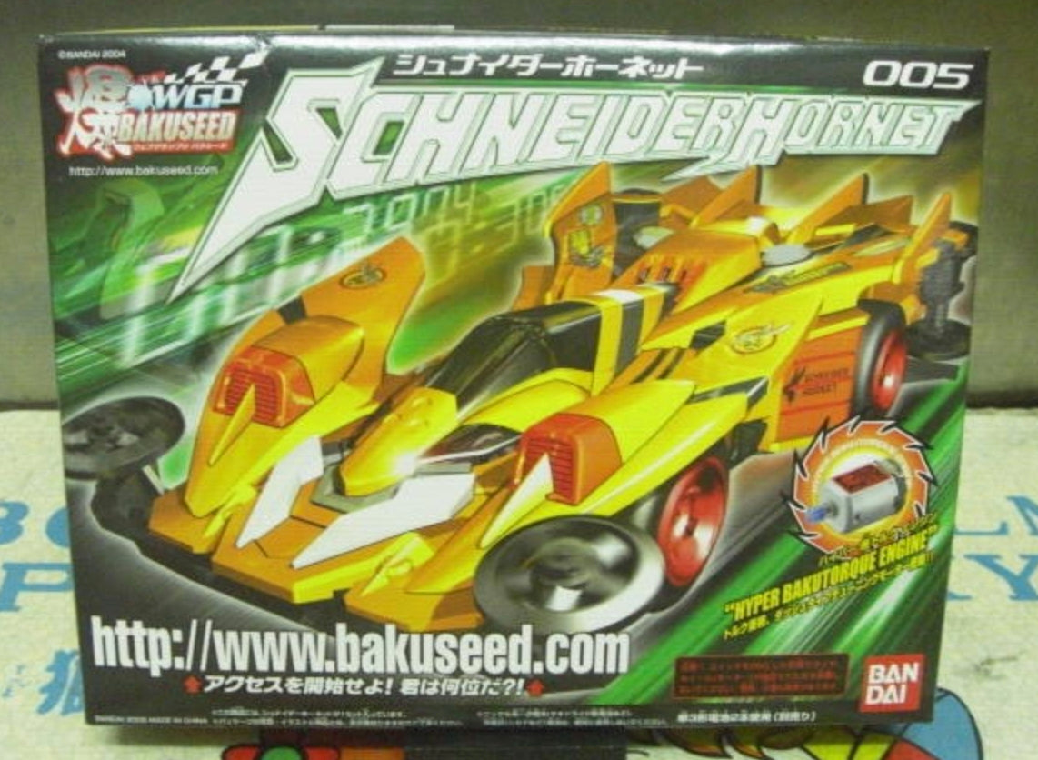 Bandai Bakuseed WGP Mini 4WD 005 Schneider Hornet Model Kit Figure