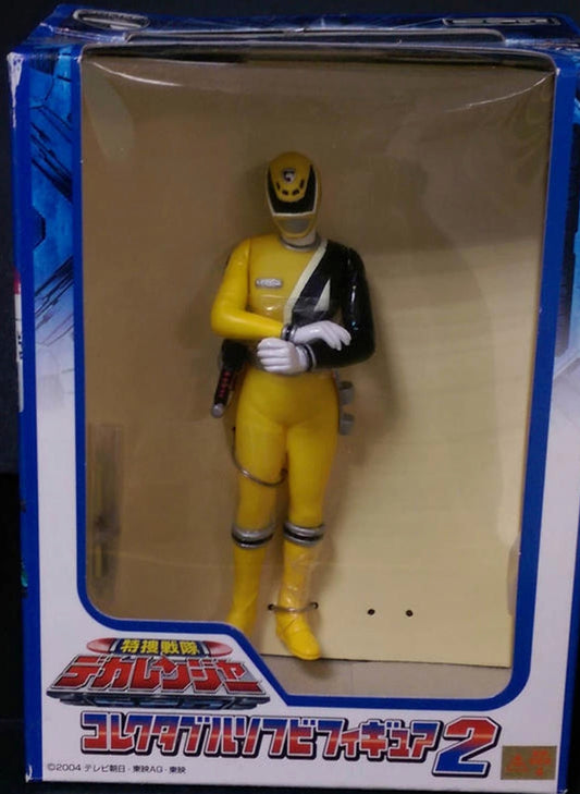 Banpresto Power Rangers Dekaranger SPD Space Patrol Delta Soft Vinyl Collection Series 2 Yellow Fighter 3" Trading Figure