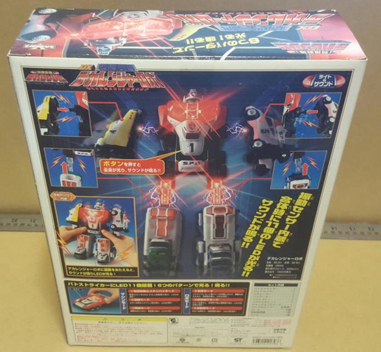 Bandai Power Rangers Dekaranger SPD Space Patrol Delta Patwing DX Dekarangerrobo Megazord Action Figure