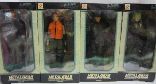 Yamato 1/6 12" Metal Gear Solid Konami Doll Collection 4 Action Figure Set