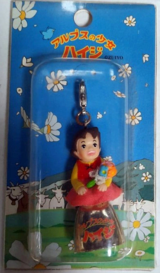 Japan Heidi Girl of Alps Phone Strap 2" Trading Collection Figure Type A