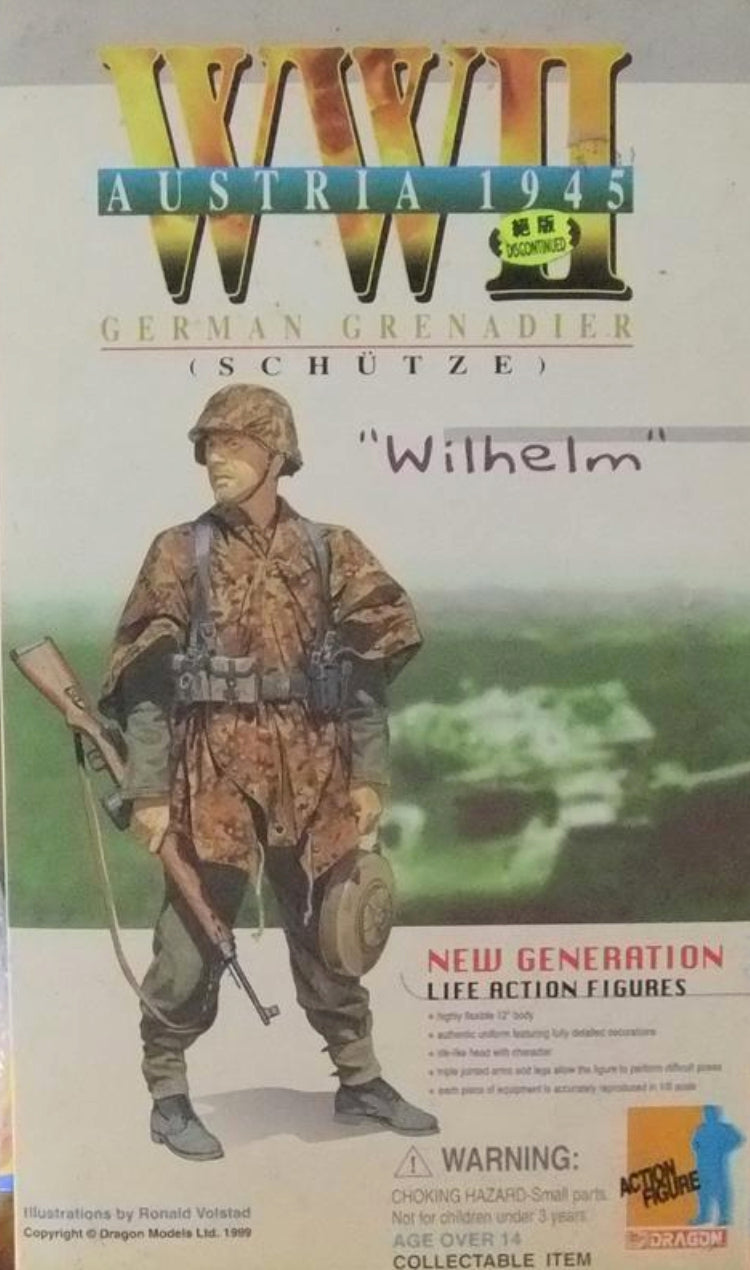 Dragon 1/6 12" WWII New Generation Austria 1945 German Grenadier Wilhelm Action Figure