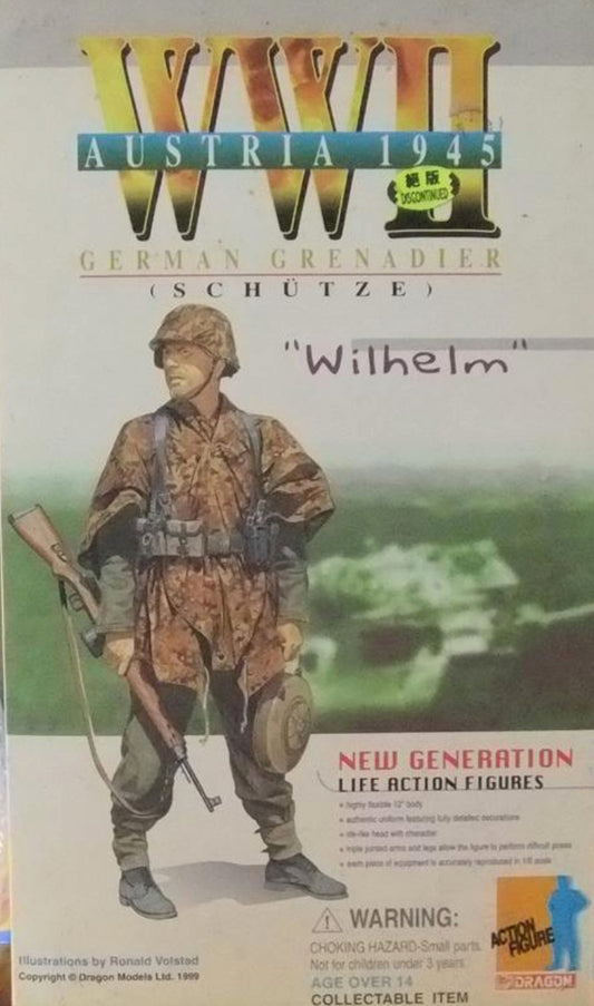 Dragon 1/6 12" WWII New Generation Austria 1945 German Grenadier Wilhelm Action Figure